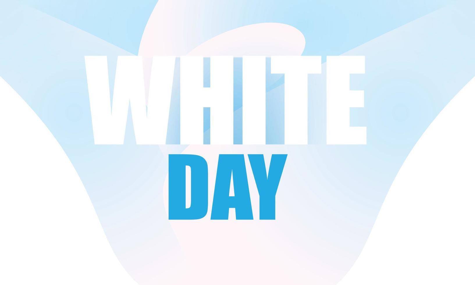 Happy White Day Banner Vector illustration. Japan