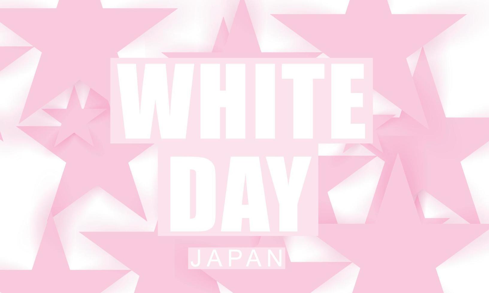 Happy White Day Banner Vector illustration. Japan