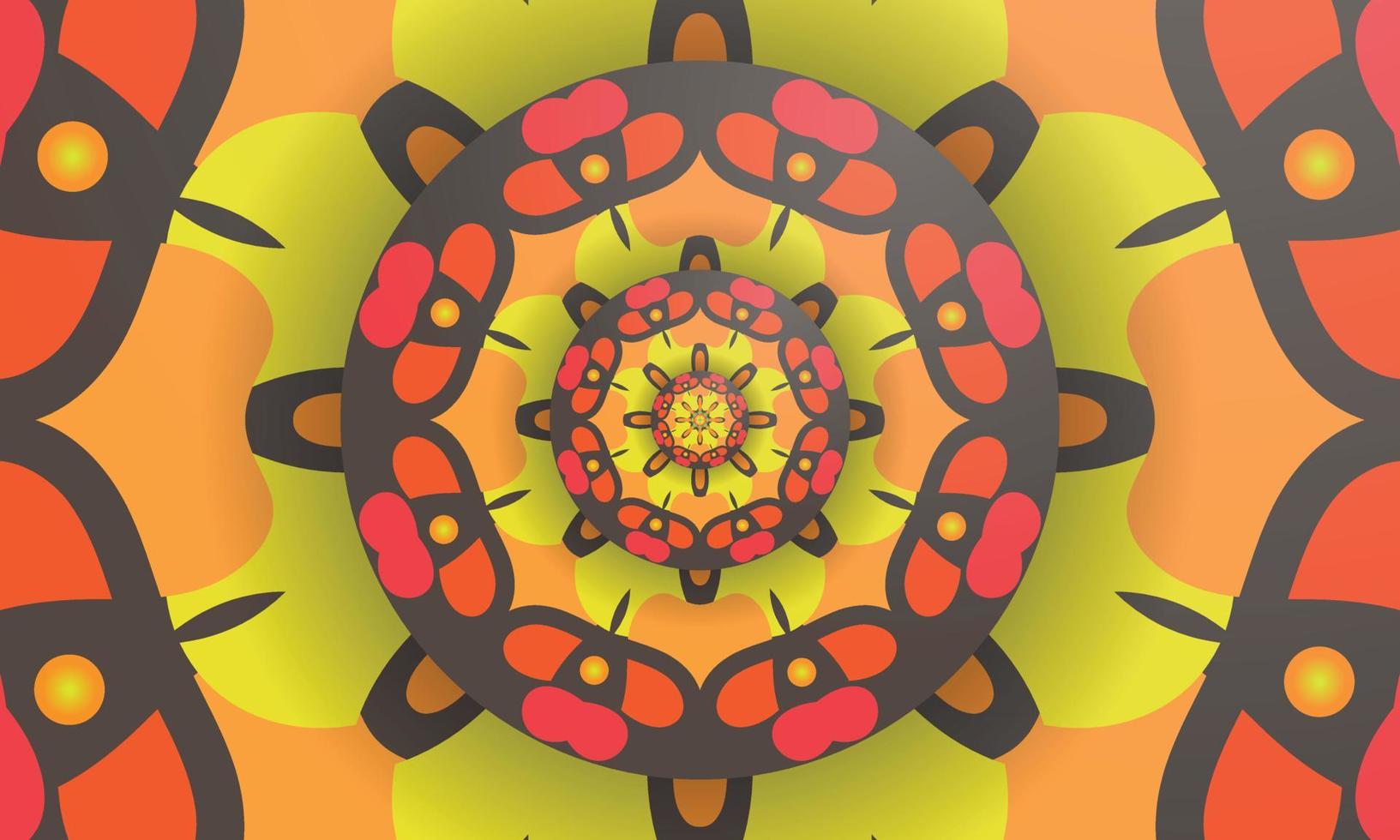 vistoso mandala con modelo Clásico decorativo elementos. oriental patrón, vector ilustración. Arábica, islam, indio, marroquí, españa, turco, Pakistán, chino, otomano motivos colorante libro página