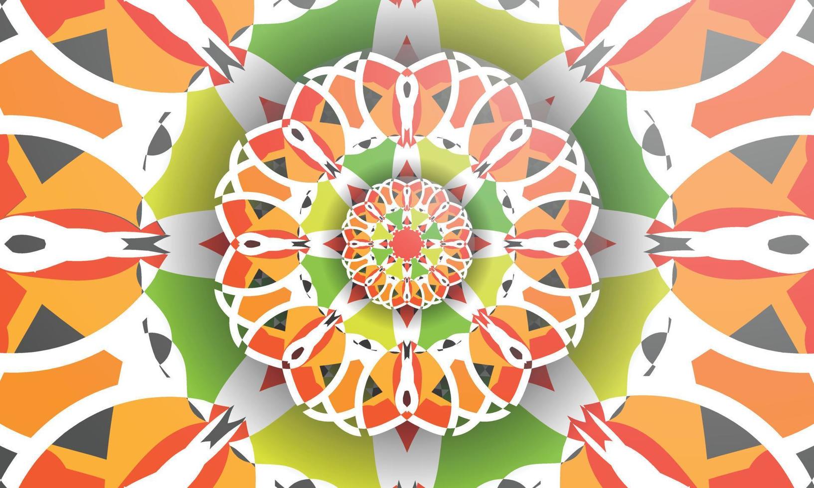 vector mandala ornamento, floral mándala, patrón, mandala fondo de pantalla