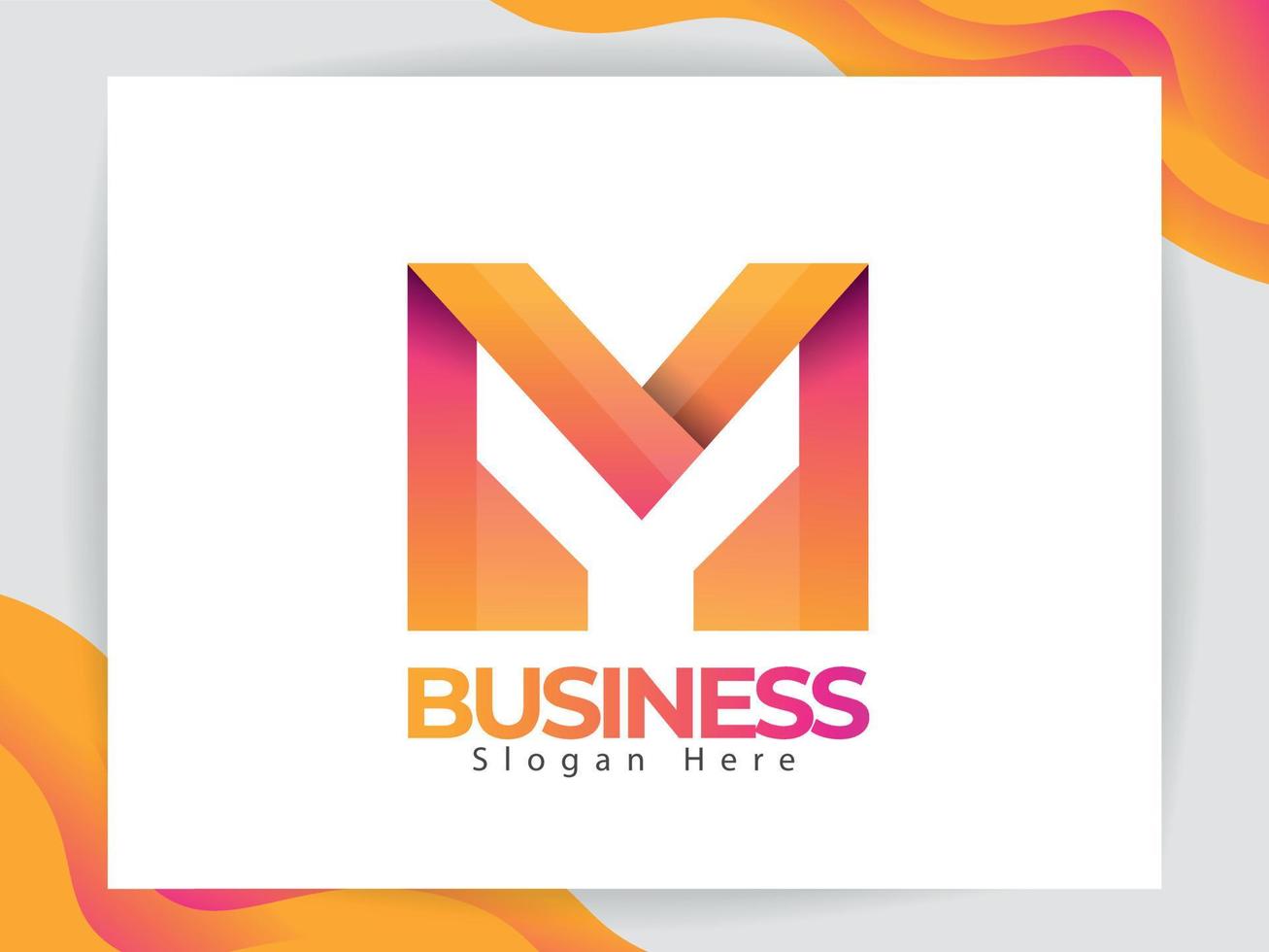 Best Unique Modern Combination Letter M, Y Logo Design Branding Template, Premium Vector. Realistic Premium Corporate Business Letter M, Y Logo Template Design. vector