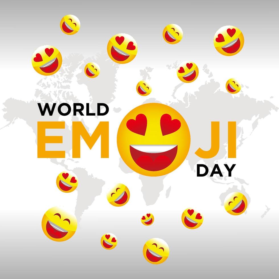 emoji día, emoji vector diseño