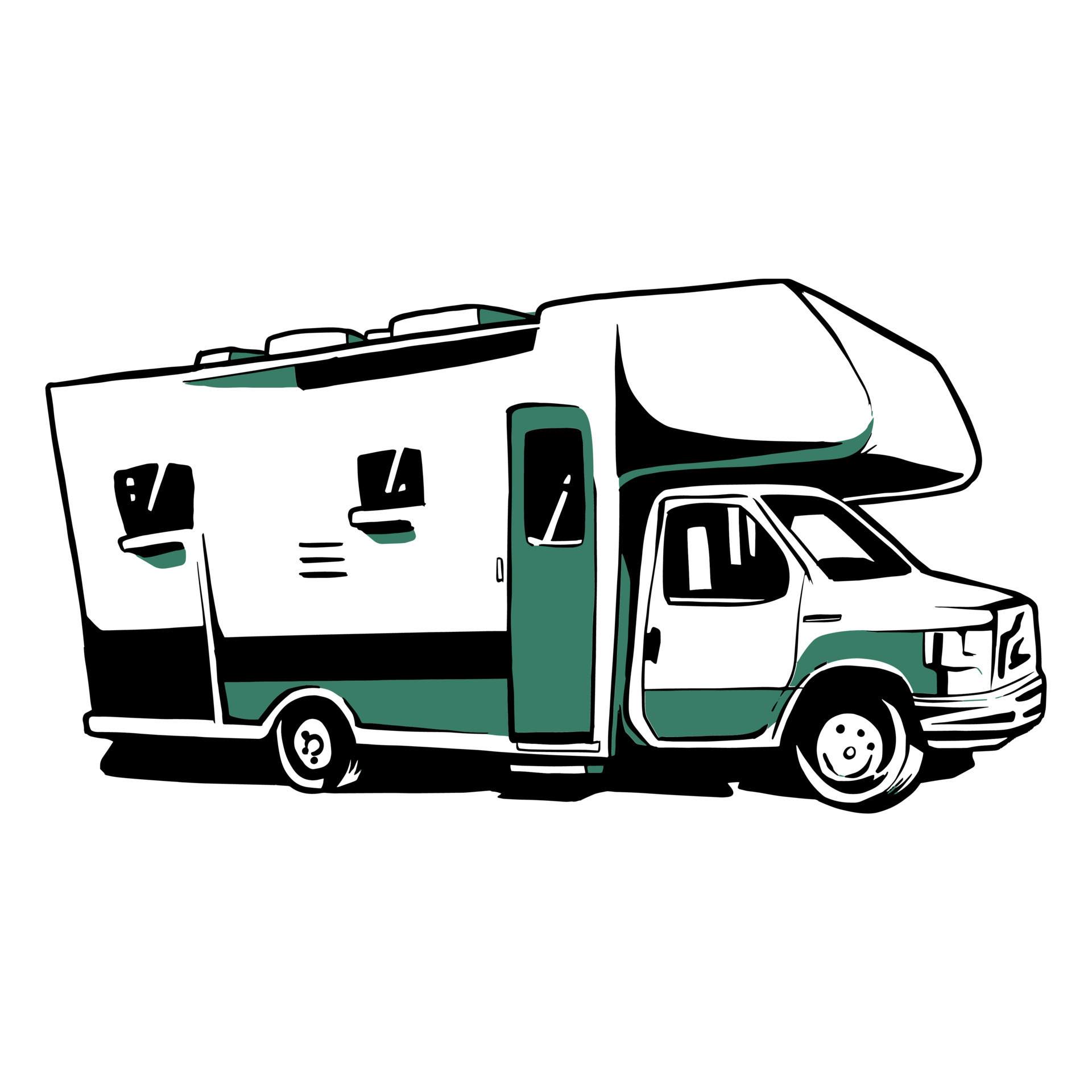 Rv Trailer Illustration 20297287 Vector Art at Vecteezy