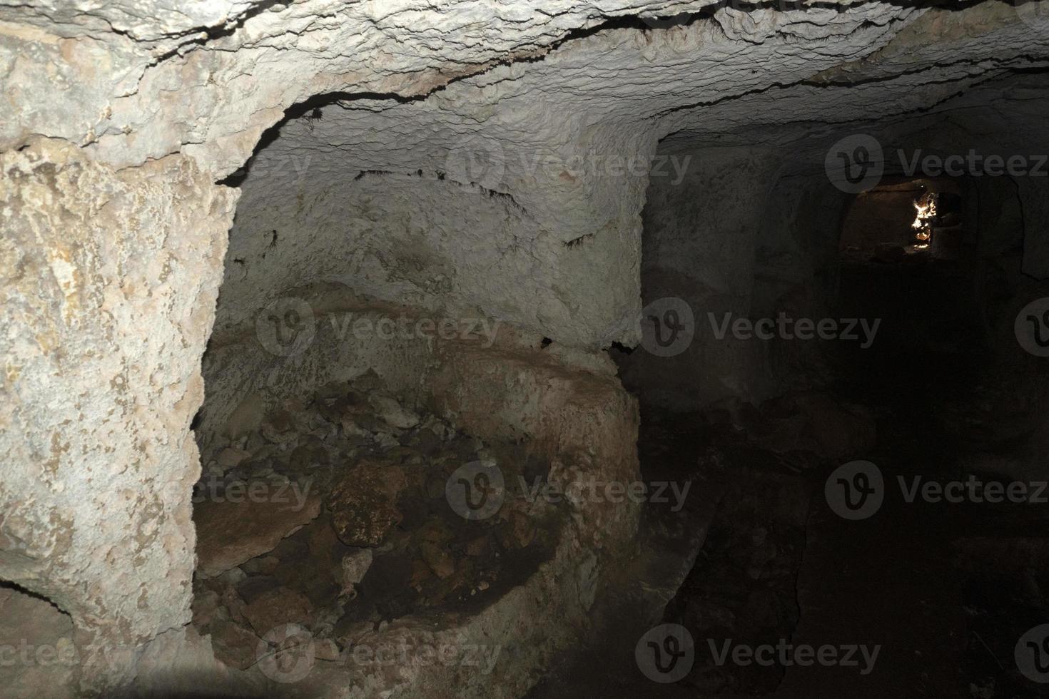 Vendicari Byzantine necropolis ancient tombs in Sicily photo