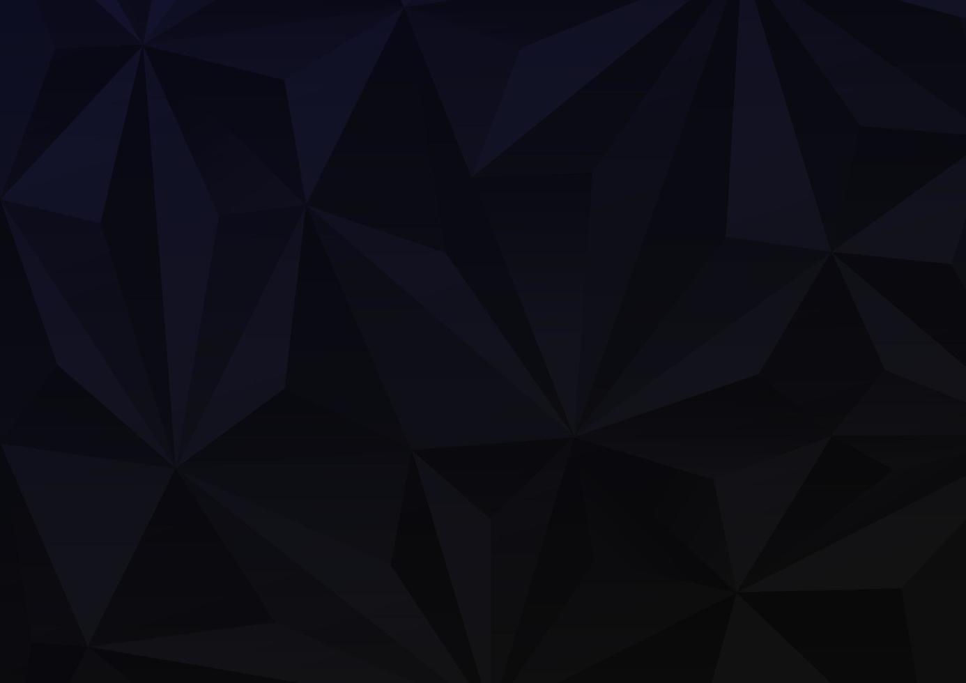 abstract low poly dark background with triangle shapes vector