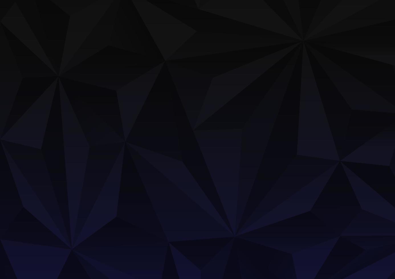 abstract low poly dark background with triangle shapes vector