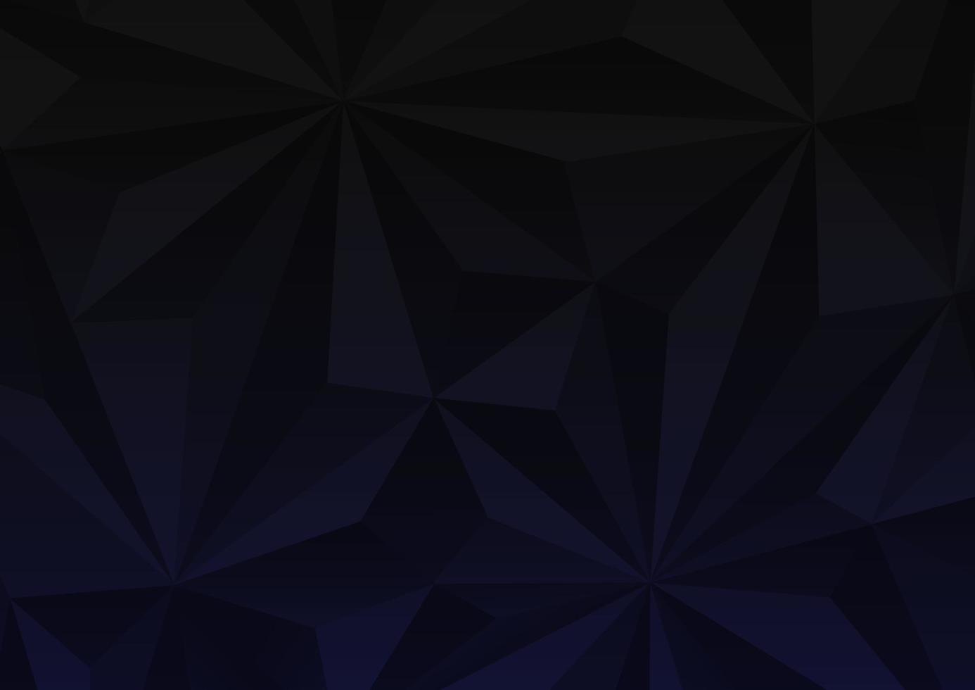 abstract low poly dark background with triangle shapes vector