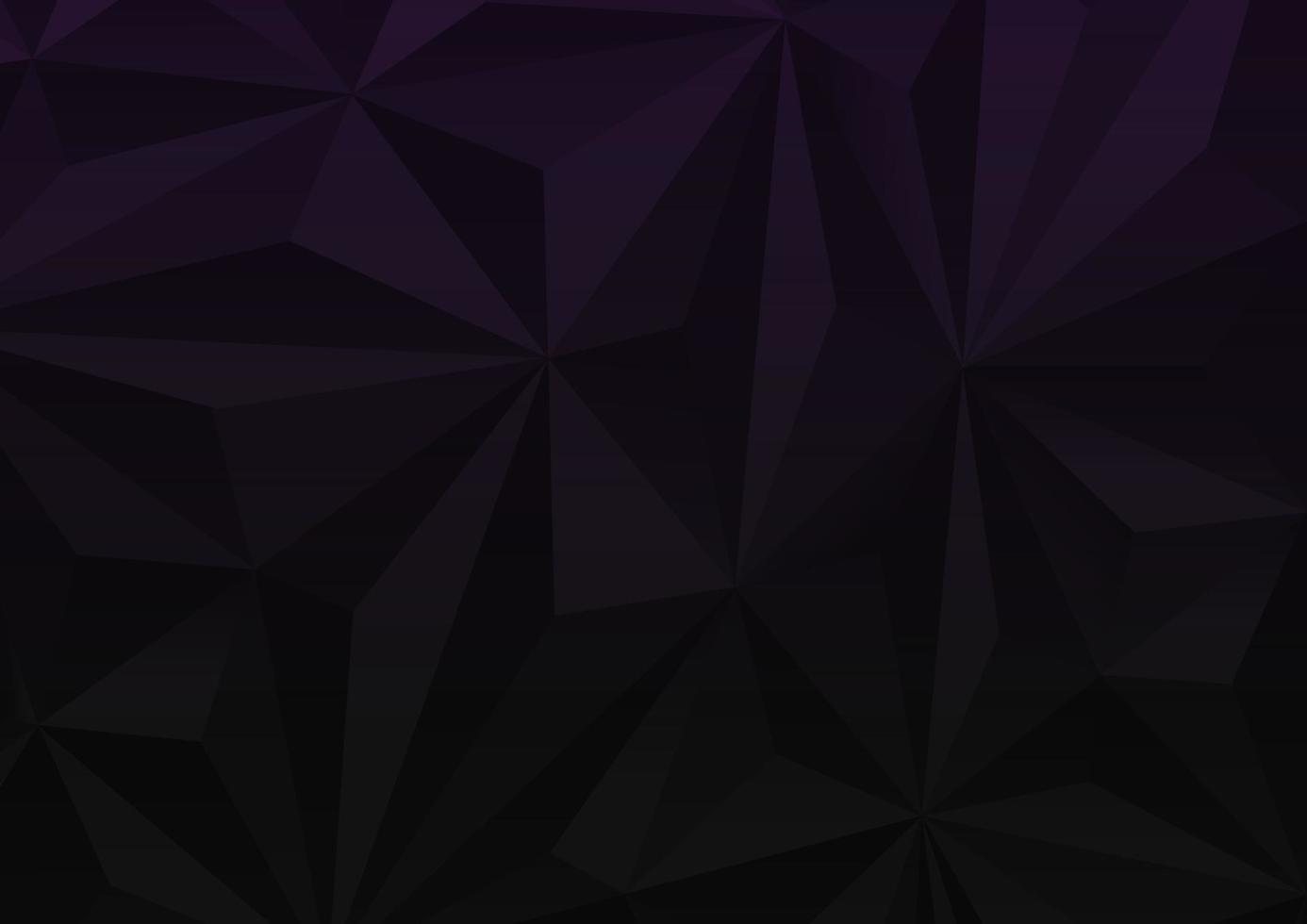 abstract low poly dark background with triangle shapes vector