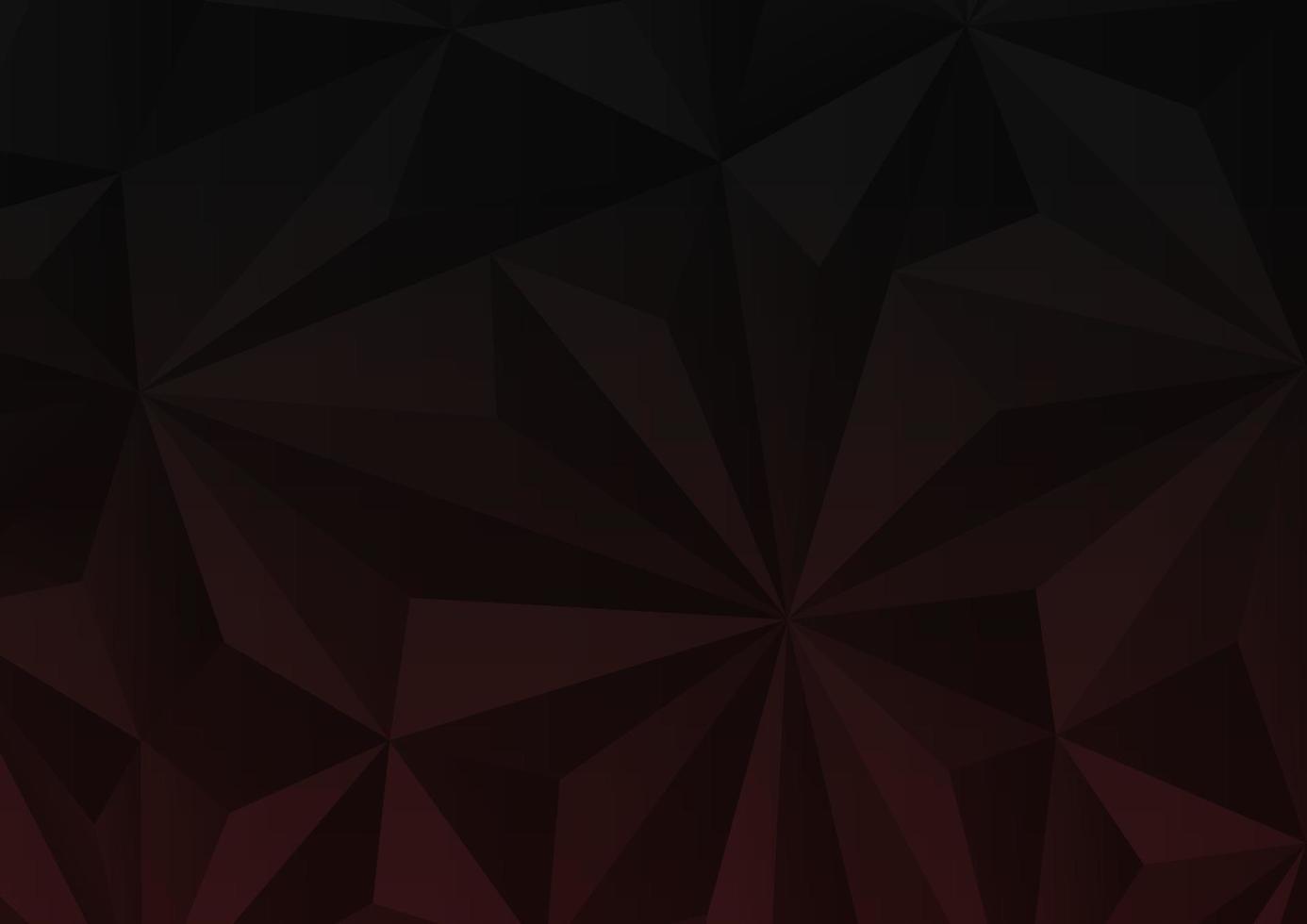 abstract low poly dark background with triangle shapes vector