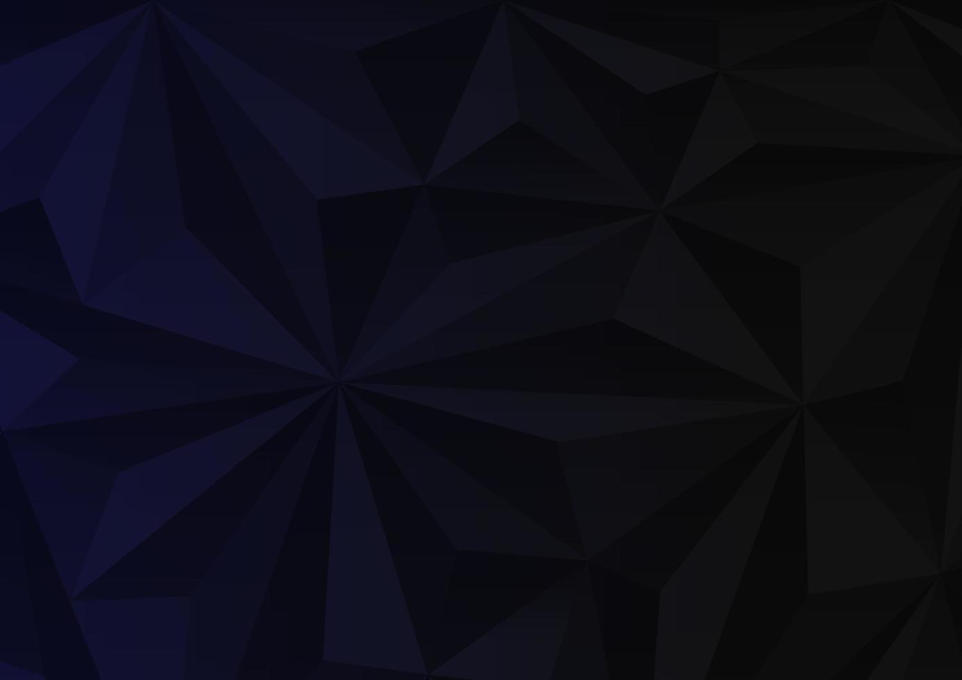 abstract low poly dark background with triangle shapes vector