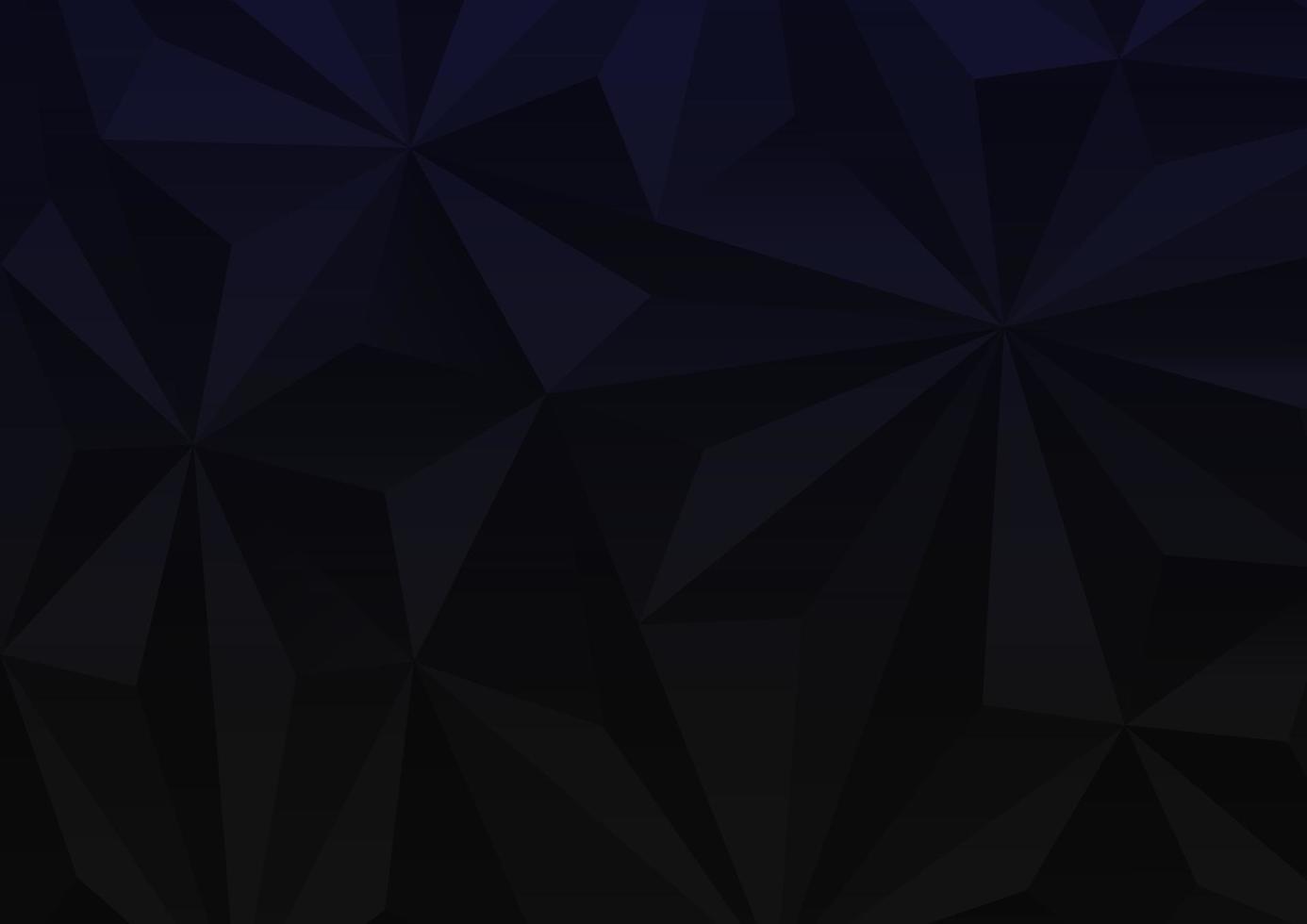 abstract low poly dark background with triangle shapes vector