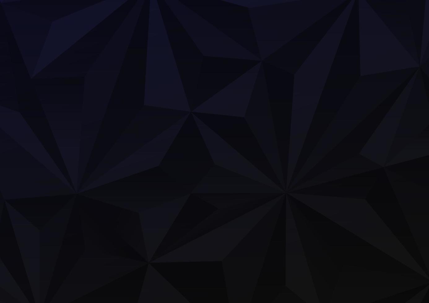abstract low poly dark background with triangle shapes vector
