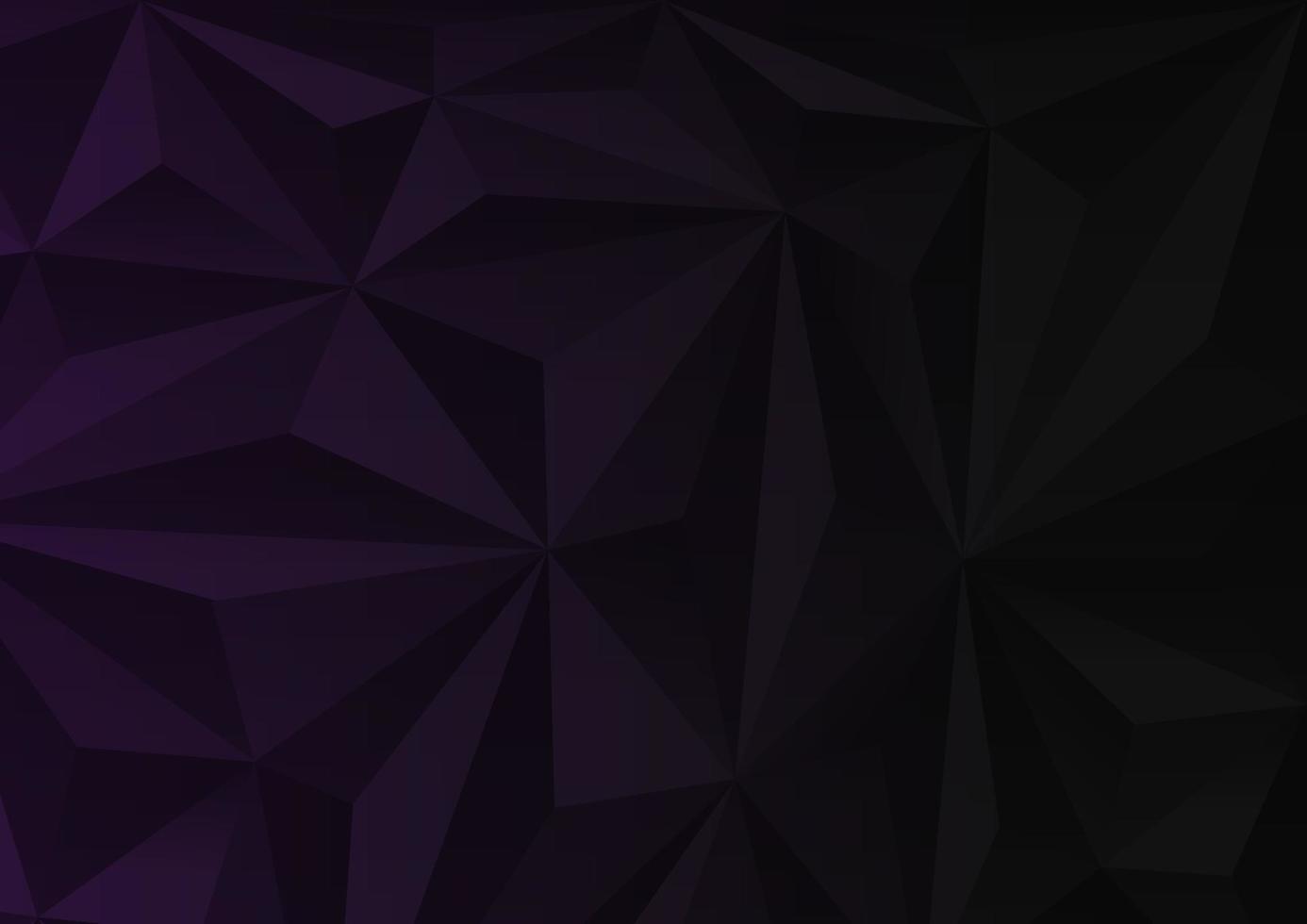 abstract low poly dark background with triangle shapes vector