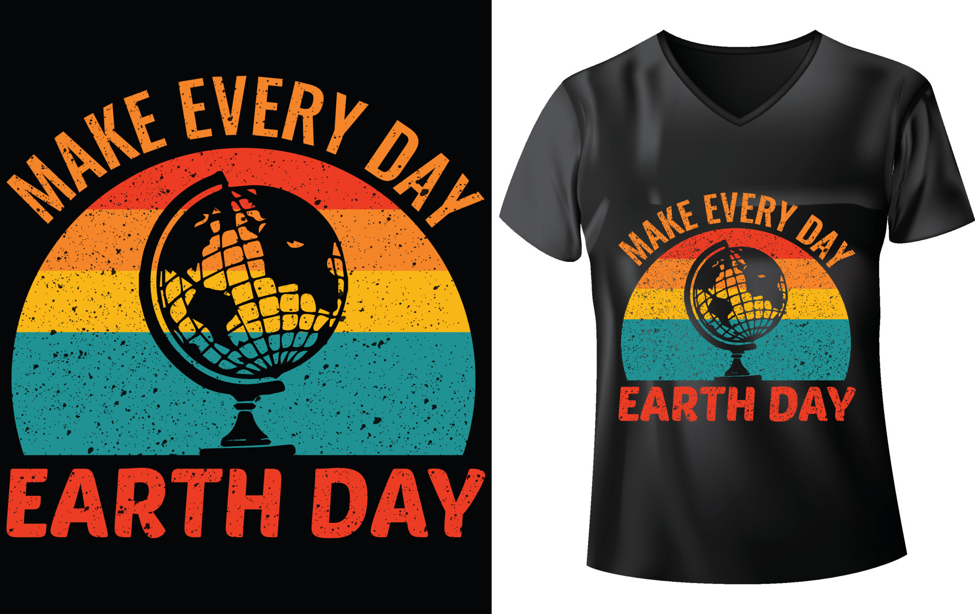 EARTH DAY T-SHIRT DESIGN 20297943 Vector Art at Vecteezy