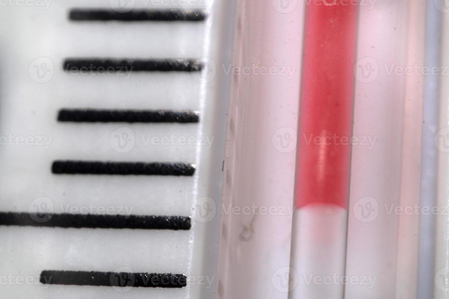 Mercure thermometer red hot indicator detail photo