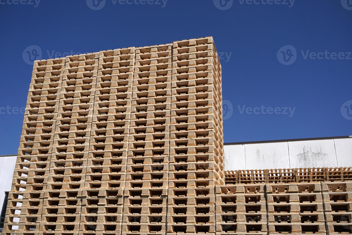 wood Pallets stacks many lot of photo