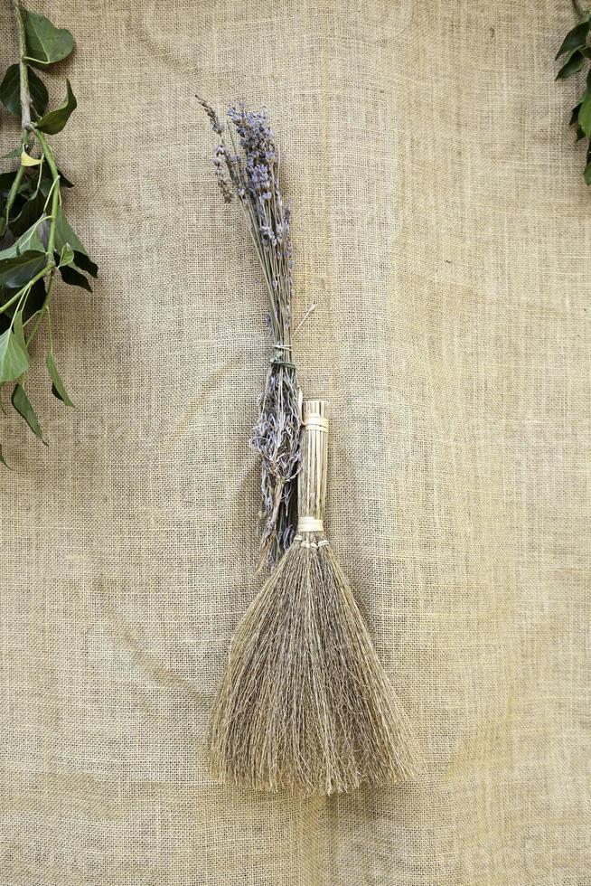 Broom and medicinal plants photo