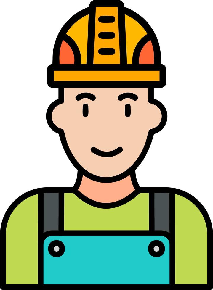Factory Worker Vector Icon