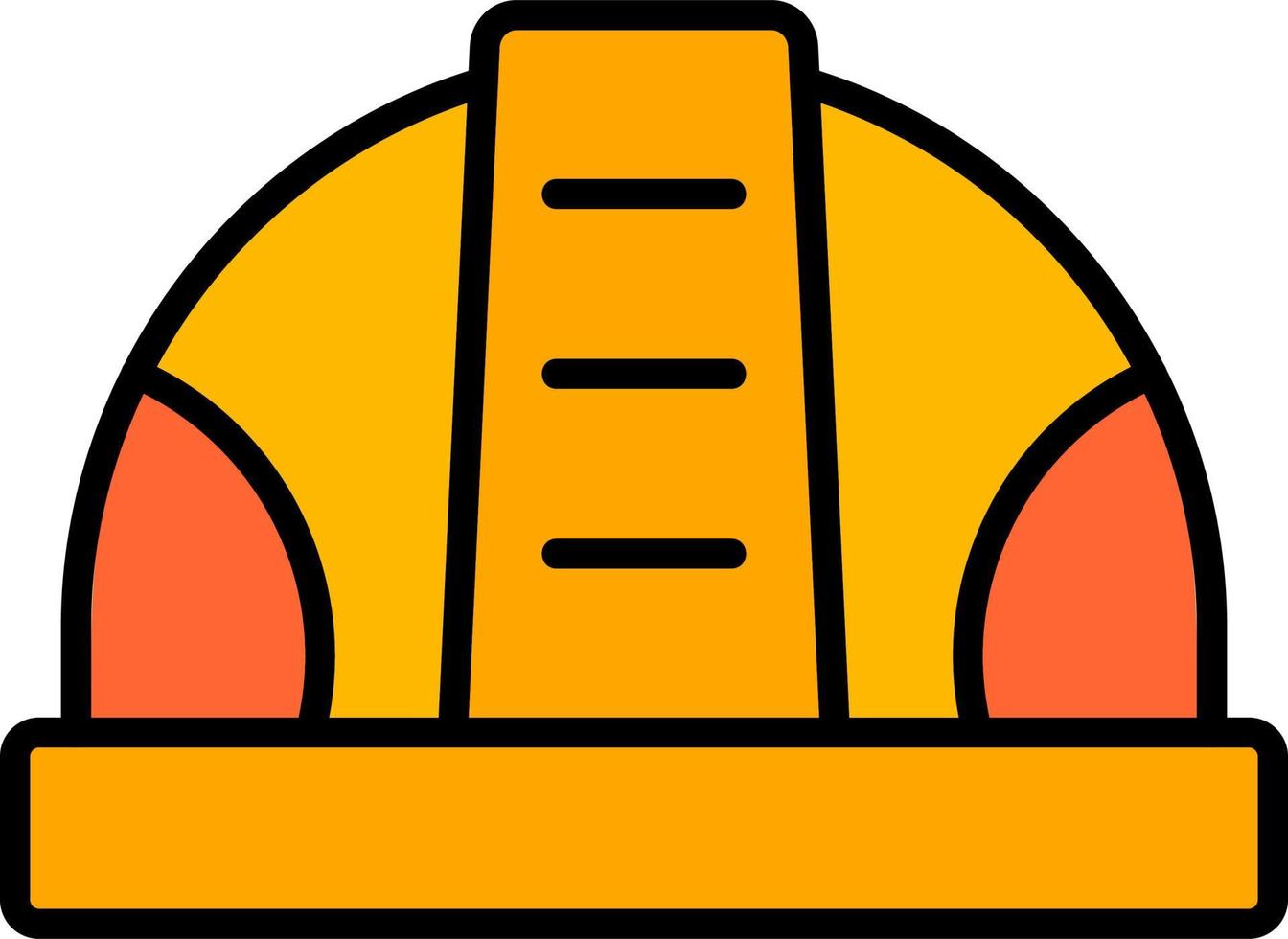 Construction Helmet Vector Icon