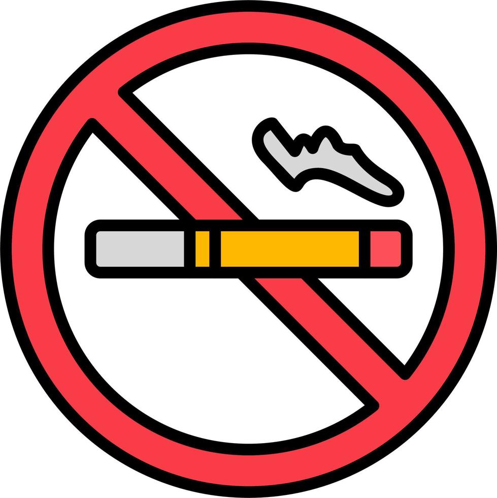 No Smoking Vector Icon