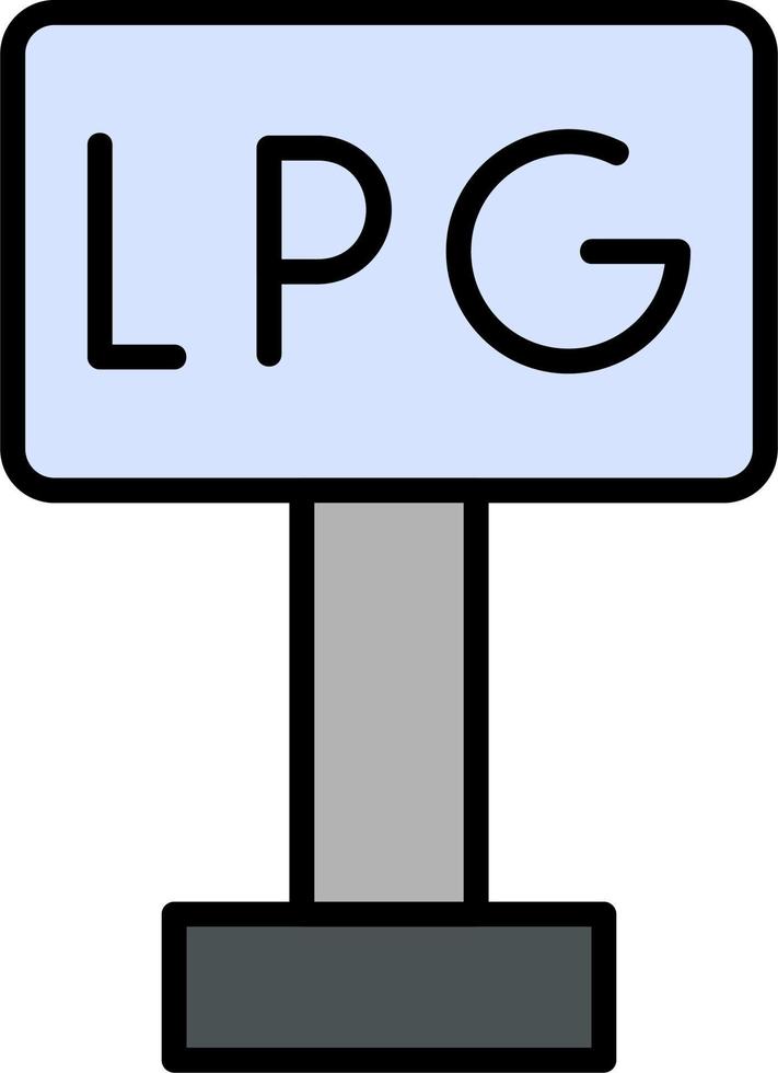 Liquefied Petroleum Gas Vector Icon