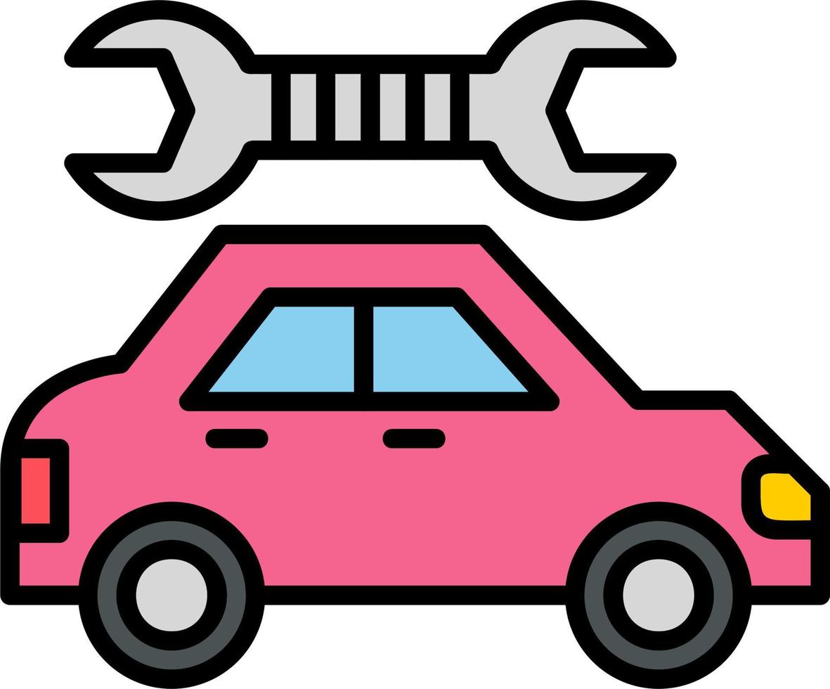 Car maintenance Vector Icon