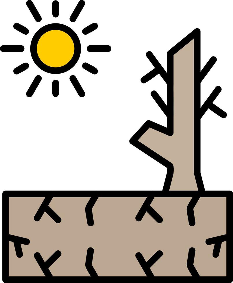 Drought Vector Icon