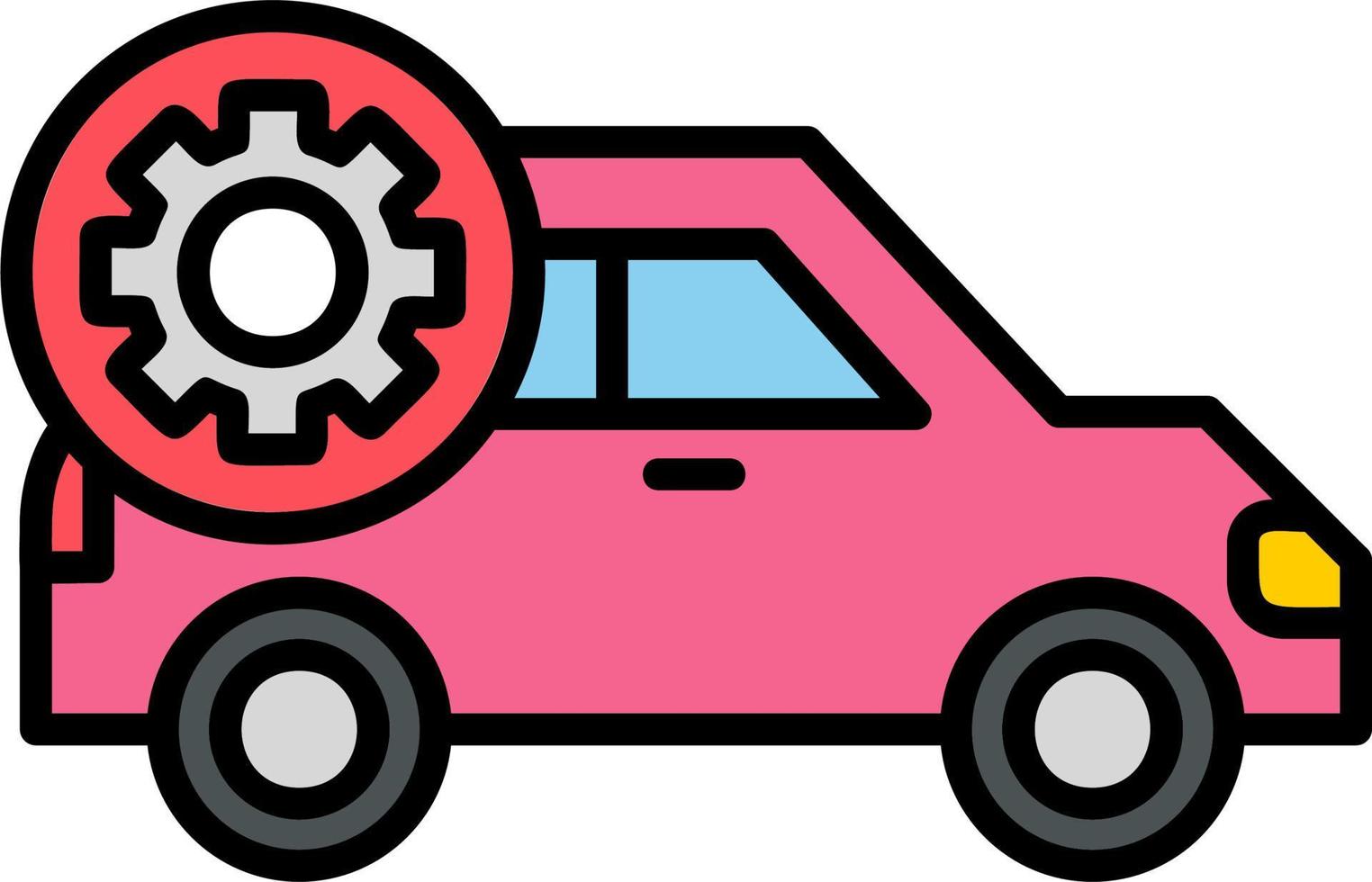 Car Setting Vector Icon