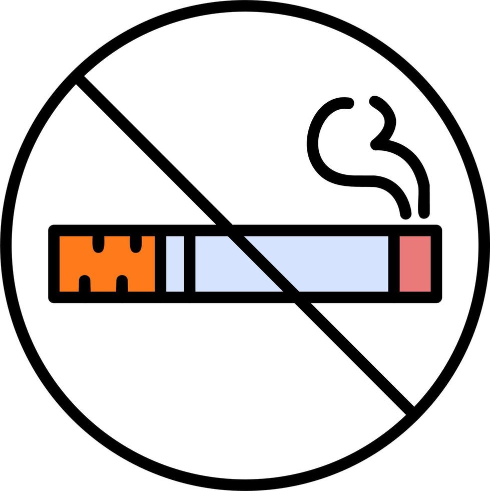 No Smoking Vector Icon