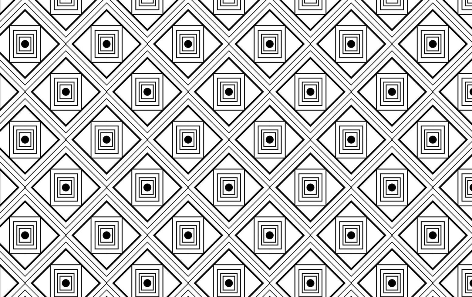 Seamless Black ans white Triangle Background Pattern vector