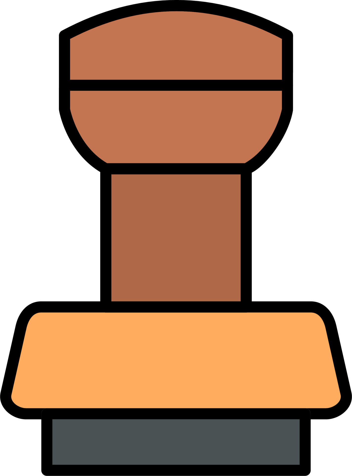 Stamp Vector Icon 20301034 Vector Art at Vecteezy