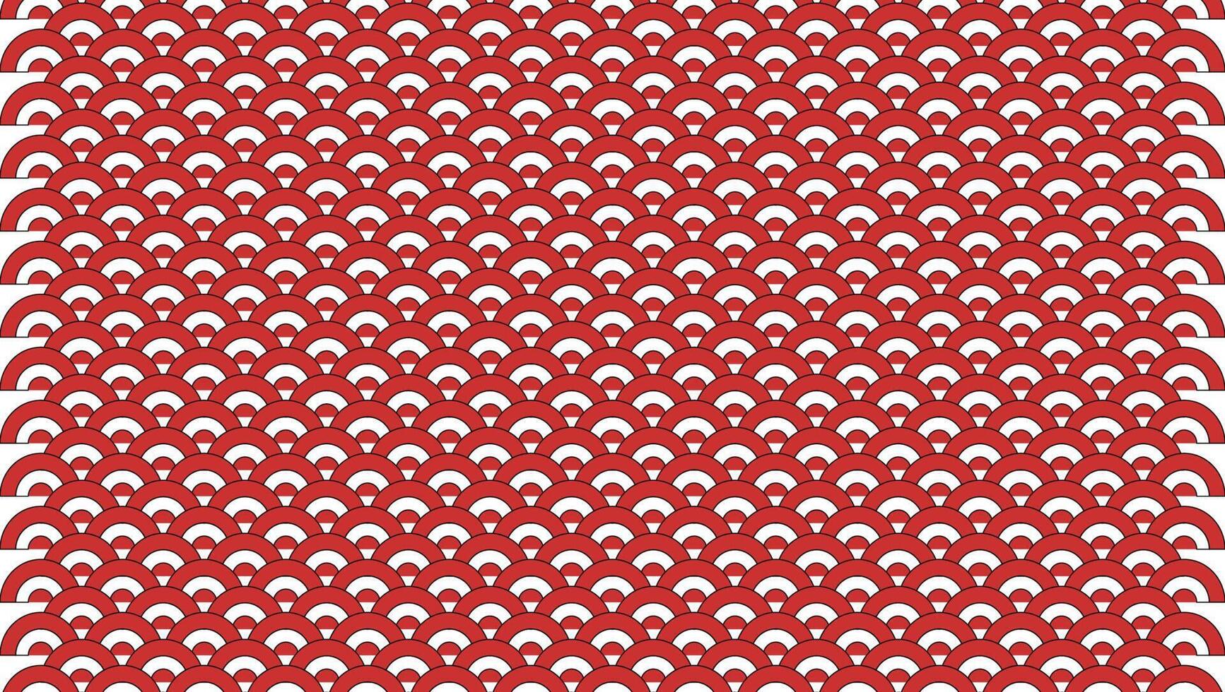 Seamless Pattern Red Colorful Background Template vector