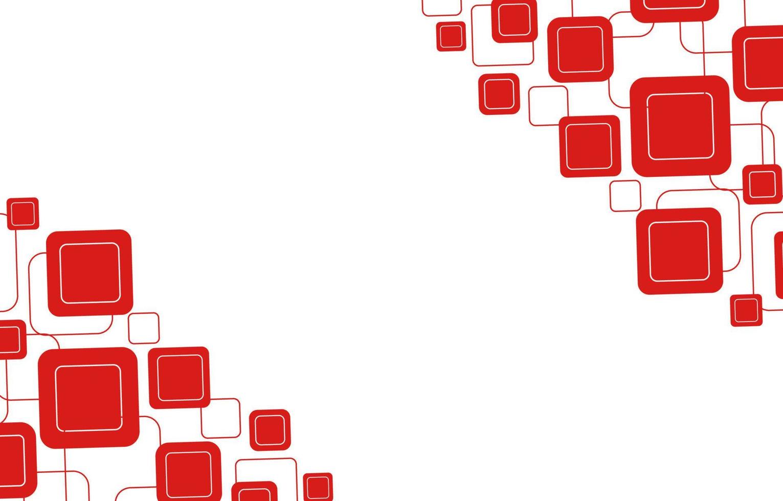 rojo y blanco resumen geométrico antecedentes vector