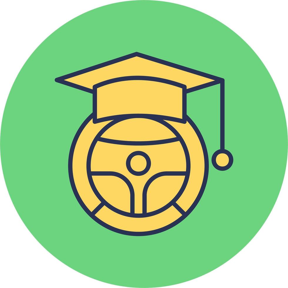 Driving School Vector Icon