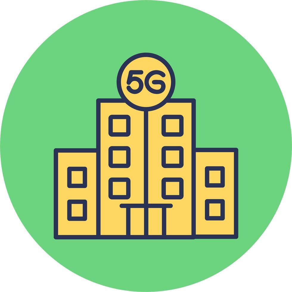 5g Headquater Vector Icon