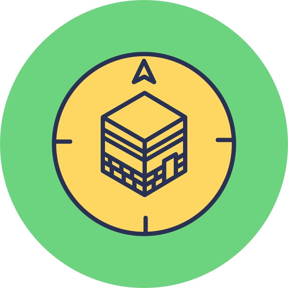 Qibla Finder Vector Icon