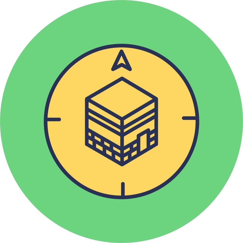 Qibla Finder Vector Icon