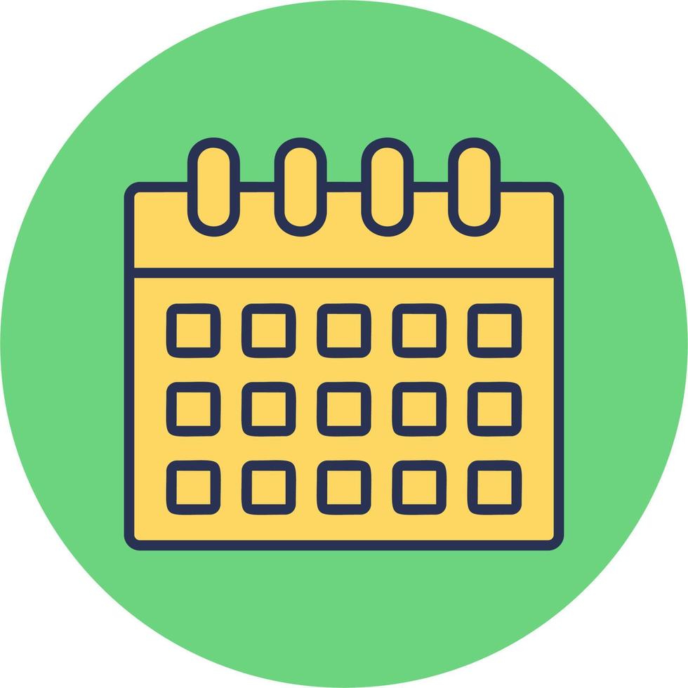 Islamic Calendar Vector Icon