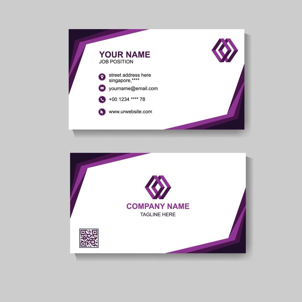 Business Card Design Template vector