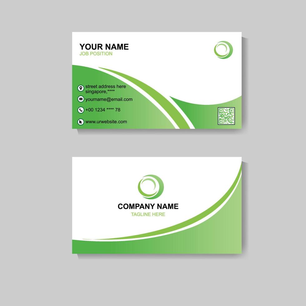 Business Card Design Template vector