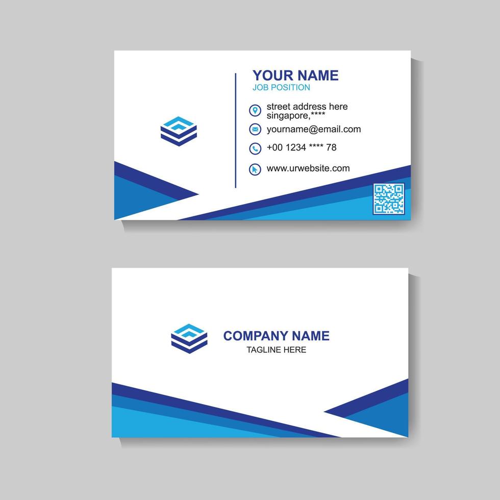 Business Card Design Template vector