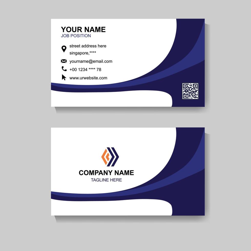 Business Card Design Template vector