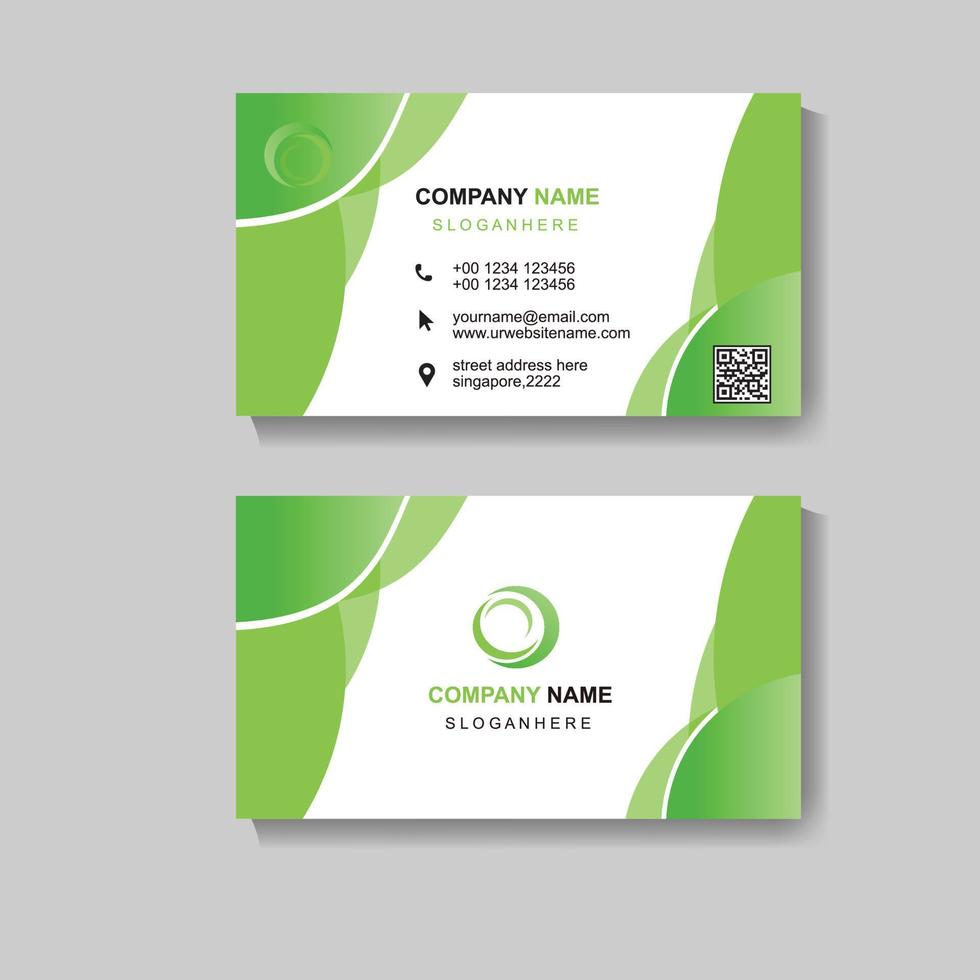 Business Card Design Template vector
