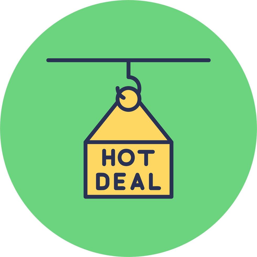 Hot Deal Vector Icon