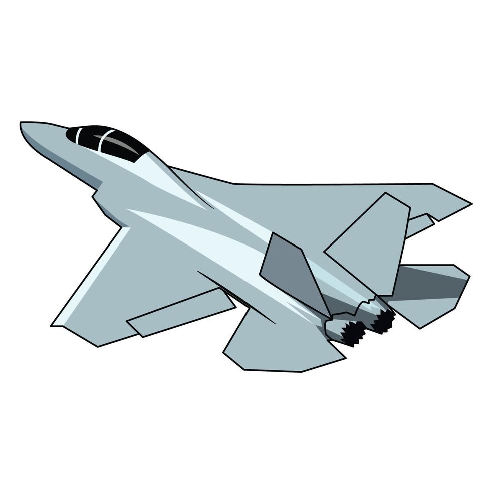 japan stealth jet fighter vector design