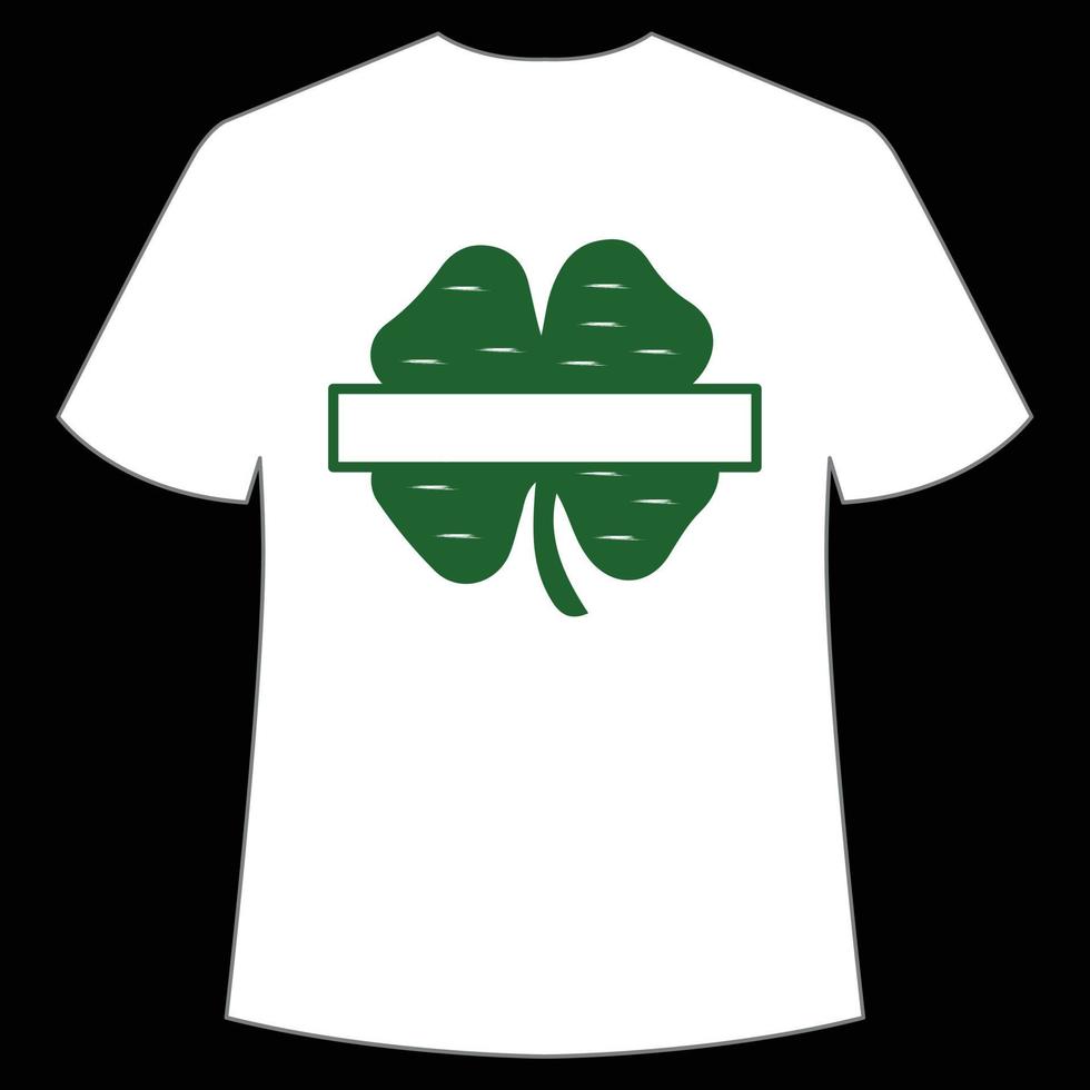 St. Patrick's Day Shirt Print Template, Lucky Charms, Irish, everyone has a little luck Typography Design vector