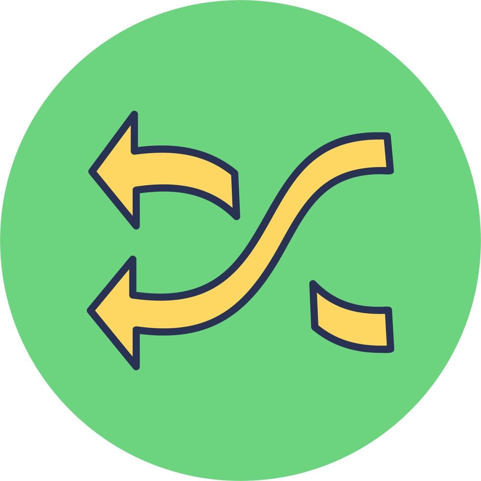 Shuffle Vector Icon