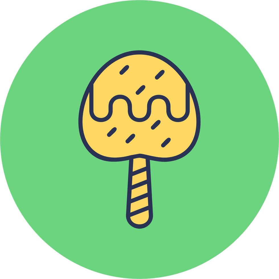 Toffee Apple Vector Icon