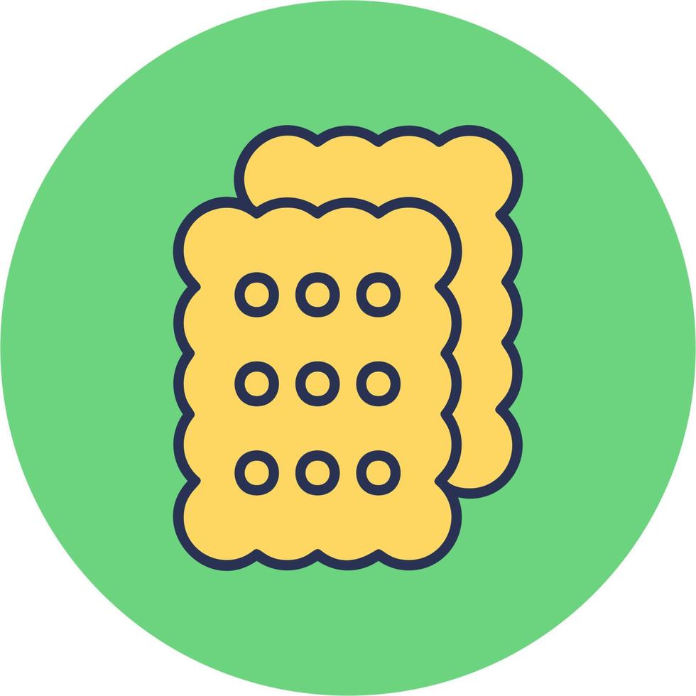 Biscuit Vector Icon