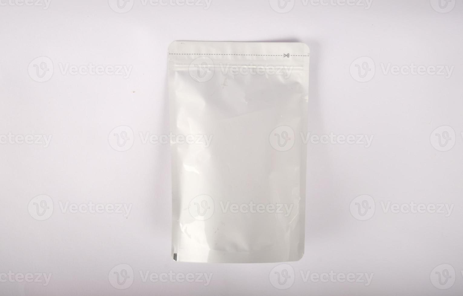 Blank coffee bag mockup isolated in a removable background, concept for